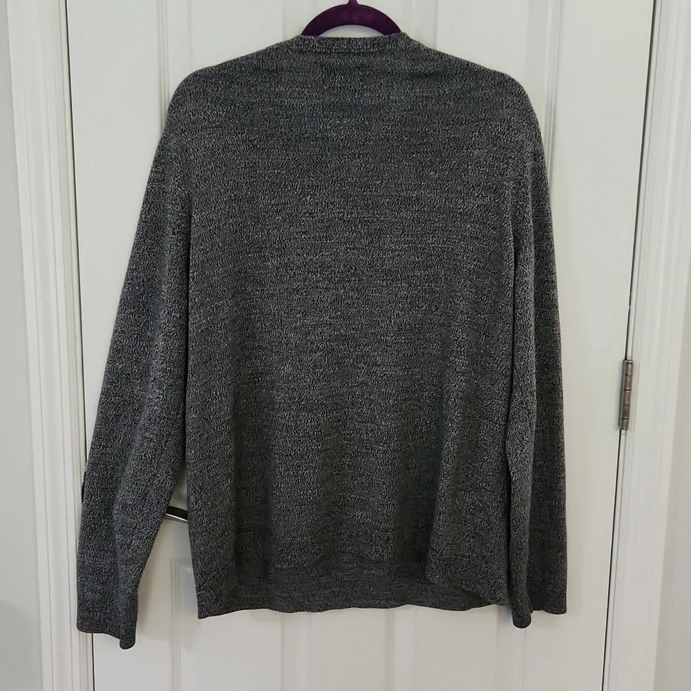 Dark Grey Apt 9 V Neck Sweater - Picture 9 of 13
